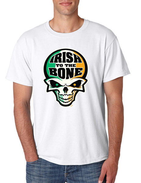 Irish To The Bone Skull Men T-shirt St Patrik - ALLNTRENDSHOP - 2