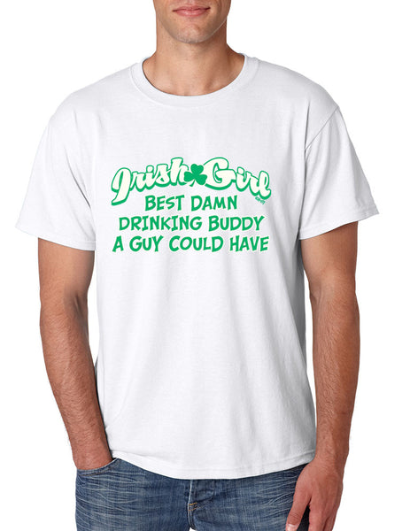 Irish girl best Drinking buddy Men T-shirt - ALLNTRENDSHOP - 4
