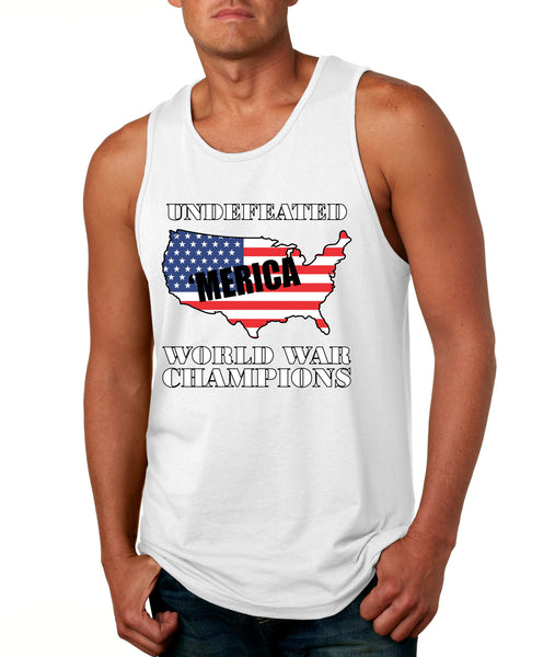 Men's Tank Top Undefeated World War Champions 4th Of July