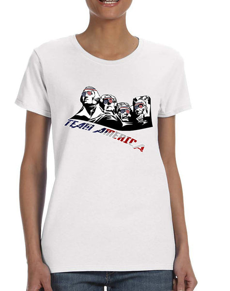 Women's T Shirt 4 Fathers American Team 4th Of July Tee
