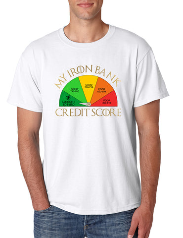 Men's T Shirt My Iron Bank Credit Score Lannister Tee