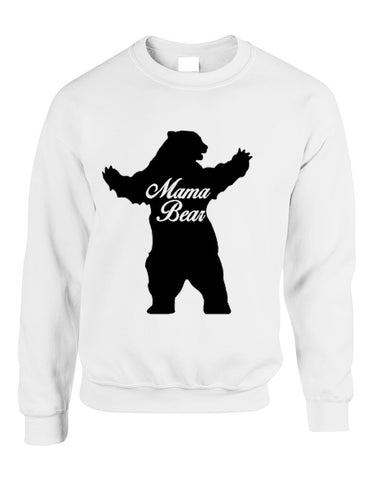 Adult Crewneck Mama Bear Family Top For Mom Xmas Cute Gift - ALLNTRENDSHOP - 1