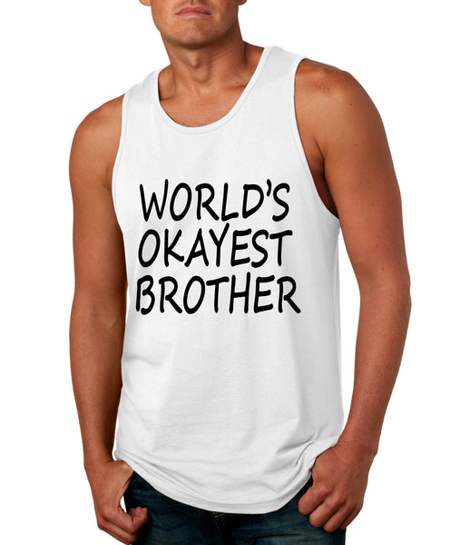 World's OKayest brother men jersey tank top - ALLNTRENDSHOP - 7