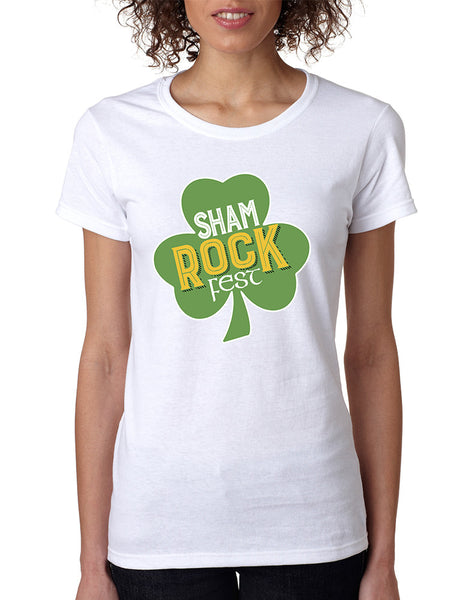 Women's T Shirt Shamrock Fest St Patrick's Day Party Shirt