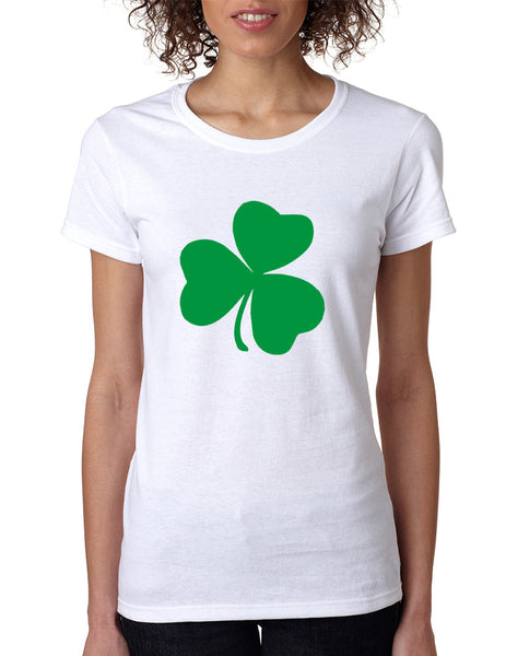 Women's T Shirt Green Shamrock Graphic St Patrick's Day Tee - ALLNTRENDSHOP - 3