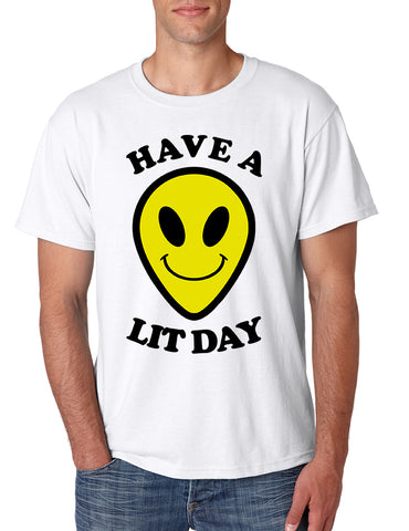 Men's T Shirt Have A Lit Day Funny Tee Humor Shirt Cool Top