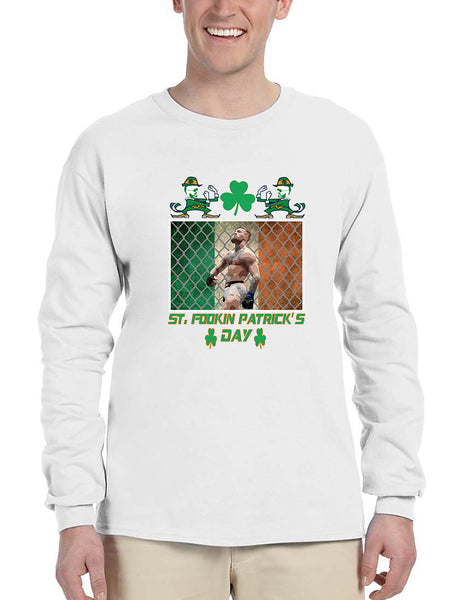 Men's Long Sleeve Irish Conor Final St Patrick's Day Shirt