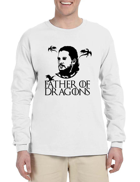 Men's Long Sleeve Father Of Dragons Cool Shirt Hot Gift