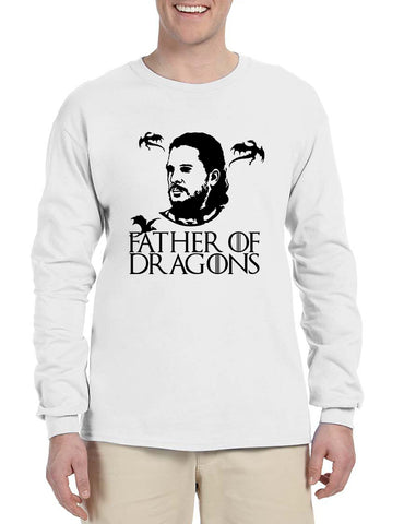 Men's Long Sleeve Father Of Dragons Cool Shirt Hot Gift