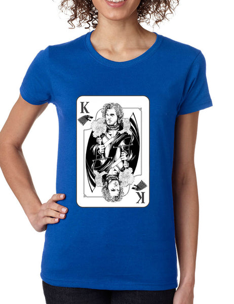 Women's T Shirt Jon Snow Card Trendy Tee Popular Shirt