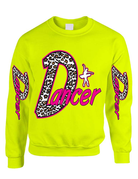Dancer White Leopard women's sweatshirt - ALLNTRENDSHOP
