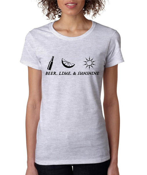 Beer lime and sunshine womens t-shirt - ALLNTRENDSHOP