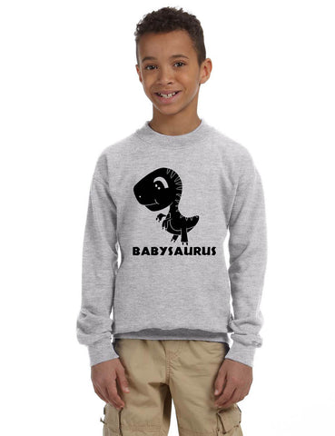 Kids Youth Sweatshirt Baby Saurus Love Dinosaur Matching Family Tops