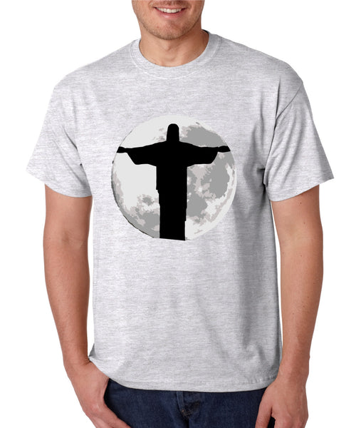 Men's T Shirt Moon Jesus T Shirt Cool Stuff Love Jesus - ALLNTRENDSHOP - 2