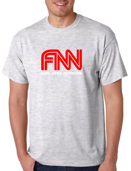 Men's T Shirt FNN Fake News Network Funny Shirt Trendy Tee