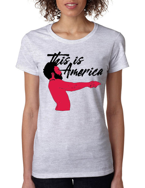 Women's T Shirt This Is America Popular Tee Cool Shirt Trendy Gift