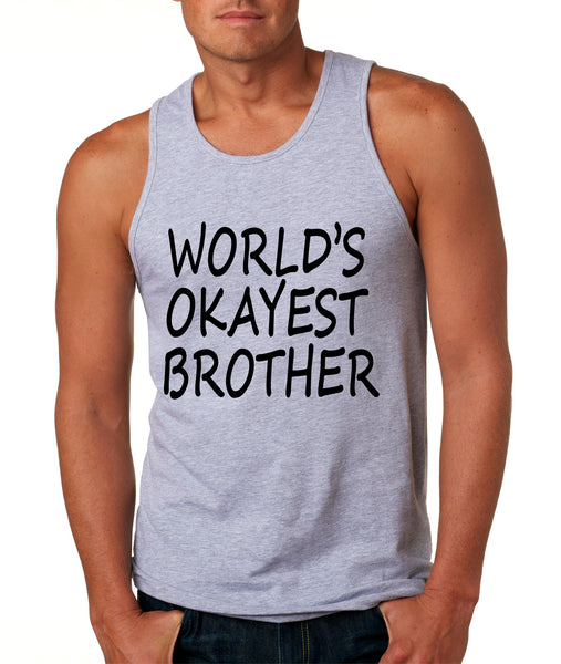 World's OKayest brother men jersey tank top - ALLNTRENDSHOP - 1
