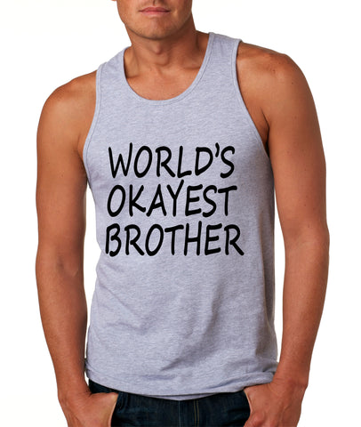 World's OKayest brother men jersey tank top - ALLNTRENDSHOP - 1