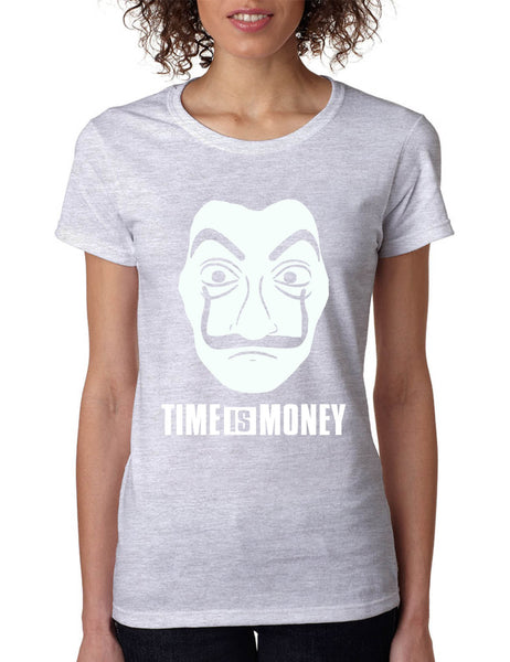 Women's T Shirt Time Is Money Trendy Shirt Popular Graphic Tee