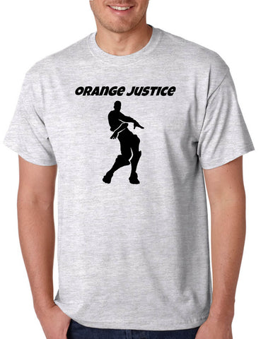 Men's T Shirt Orange Justice Move Dance Trendy Dancing Dancer Gift