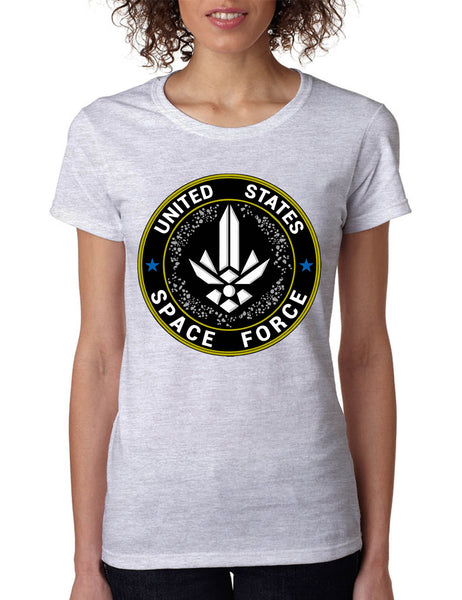 Women's T Shirt United States Space Force USSF Tshirt Love America