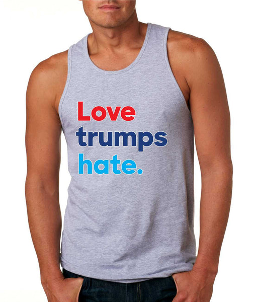 Men's Tank Top Love Trumps Hate Elections 2016 USA Top - ALLNTRENDSHOP - 6