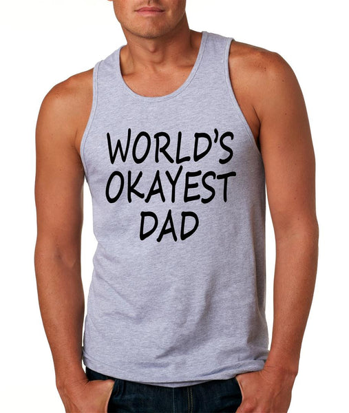 World's OKayest dad fathers day men jersey tank top - ALLNTRENDSHOP - 5