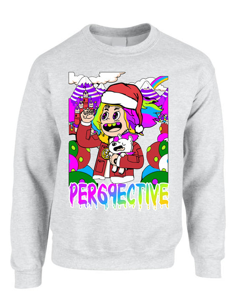 Adult Sweatshirt 69 Christmas Ugly Sweatshirt Trendy Xmas Top Gift