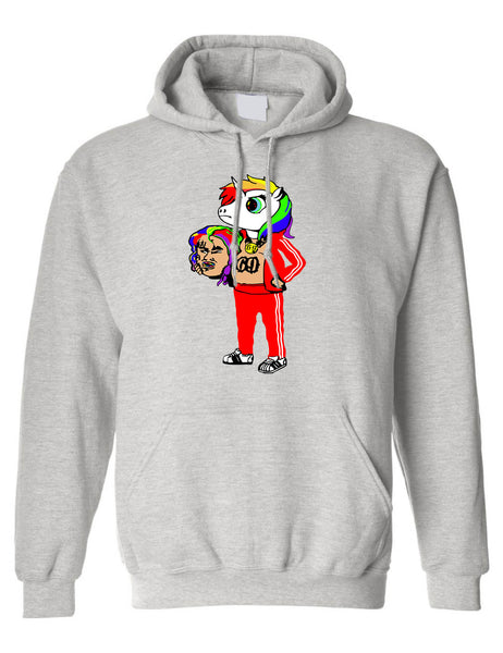 Adult Hoodie 69 Unicorn 6ix9ine Cool Sweatshirt Trending Fans Gift