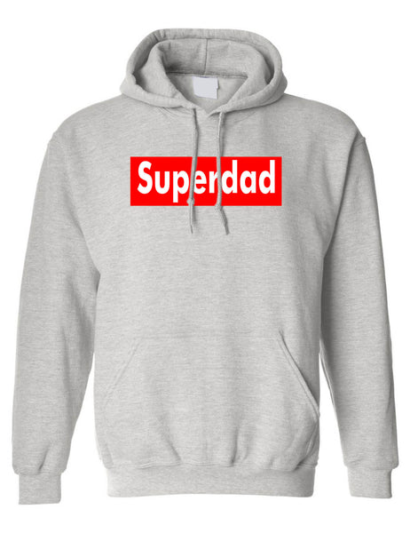 Men's Hoodie Super Dad Top Fathers Day Gift Idea Love Best Daddy