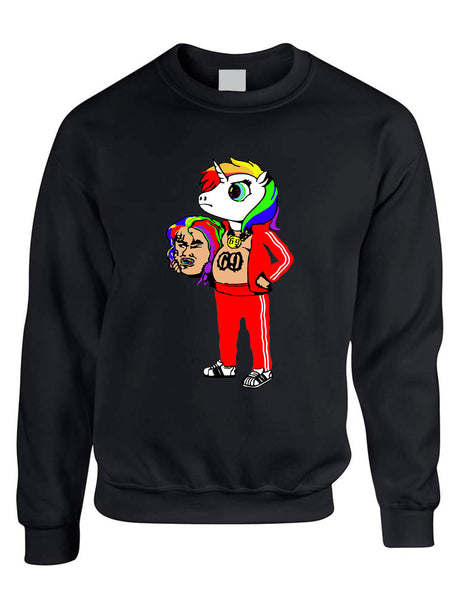 Adult Sweatshirt 6ix9ine Unicorn 69 Trendy Top Cool Stuff Popular