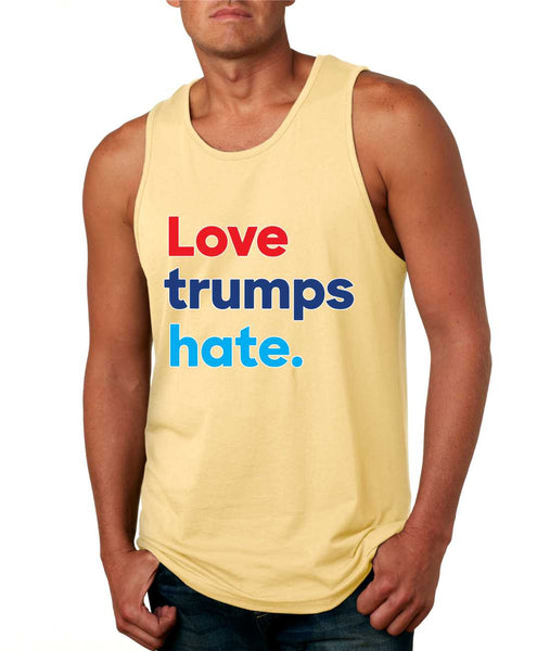 Men's Tank Top Love Trumps Hate Elections 2016 USA Top - ALLNTRENDSHOP - 5