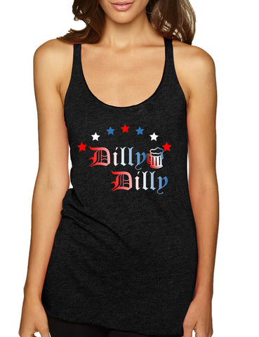 Women's Tank Top Dilly Dilly 4th Of July Cool Cheers Love USA Flag