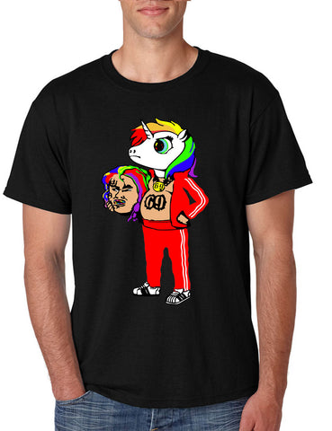 Men's T Shirt 69 Unicorn 6ix9ine Funny Shirt Trending Cool Fans Gift