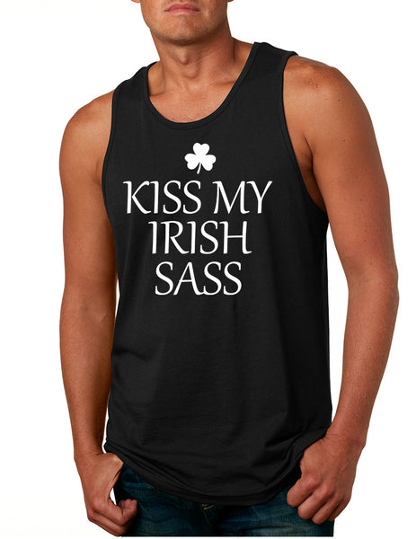 Men's Tank Top Kiss My Irish Sass St Patrick's Day Party Top