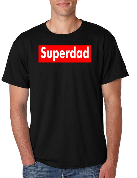 Men's T Shirt Super Dad Tee Fathers Day Shirt Best Daddy Gift Idea