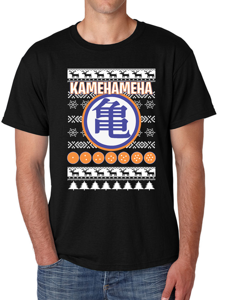 Christmas Goku's Training Symbol kamehameha Men's T Shirt