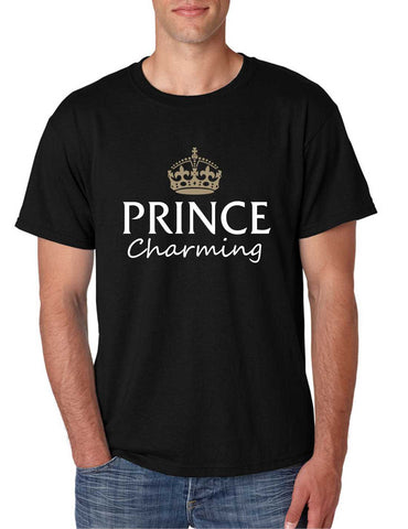 Men's T Shirt Prince Charming Cool Funny Humor Top - ALLNTRENDSHOP - 1