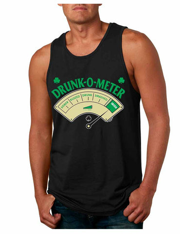 Drunk-O-Meter Men Jersey Tank saint patricks day - ALLNTRENDSHOP