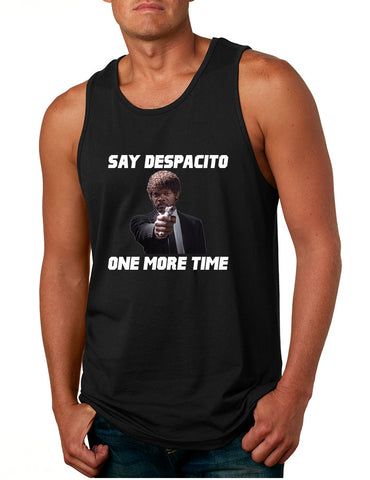 Men's Tank Top Say Despacito One More Time Funny Popular Top