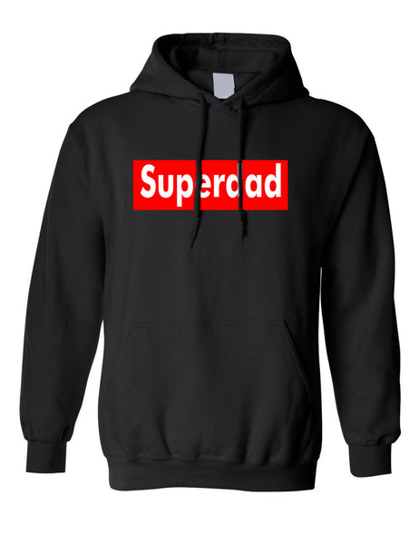 Men's Hoodie Super Dad Top Fathers Day Gift Idea Love Best Daddy