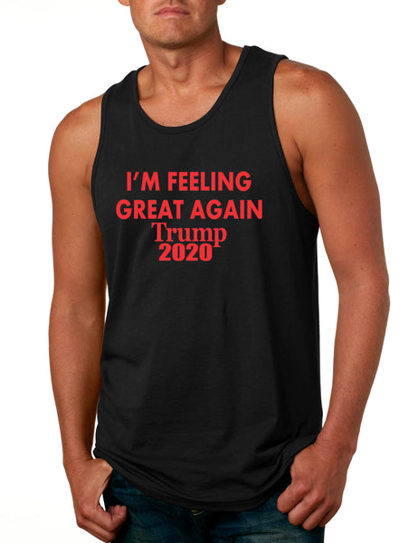 Men's Tank Top Feeling Great Again Trump 2020 Love USA President Top