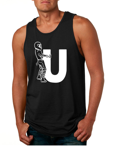 Men's Tank Top F U Motorcyclist Riding Cool Motorcycle Top