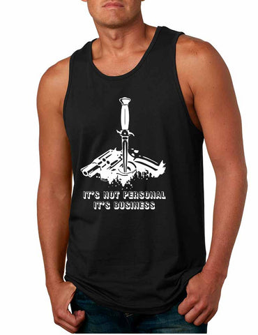 Men's Tank Top It's Not Personal It's Business Humor Funny Top - ALLNTRENDSHOP - 1