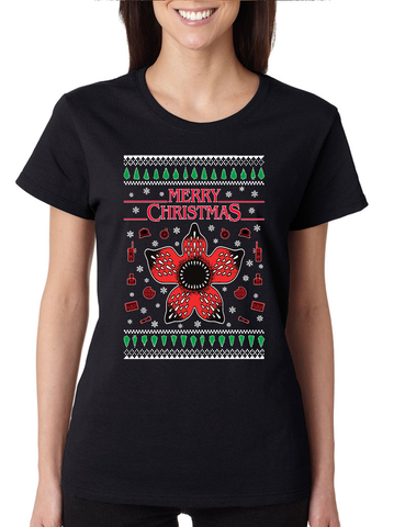 Stranger Monster Ugly Christmas Women's T Shirt