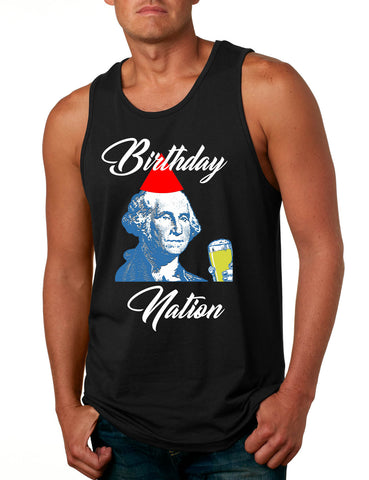 Men's Tank Top Birthday Nation 4th Of July Party Trendy USA Top