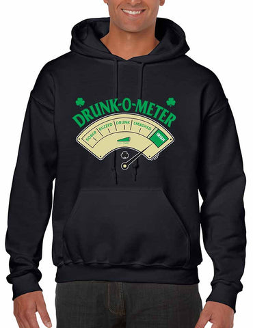 Drunk-O-Meter Men hooded sweatshirt saint patricks day - ALLNTRENDSHOP