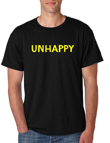 Men's T Shirt Unhappy Trending T Shirt Cool Sarcastic Gift