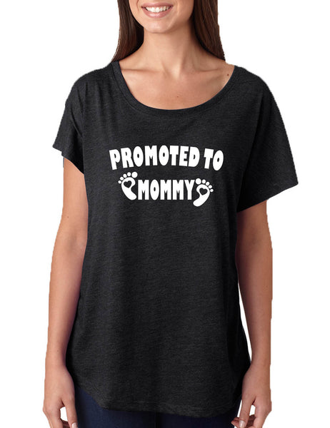 Women's Dolman Promoted To Mommy To Be Baby Announcement Gift