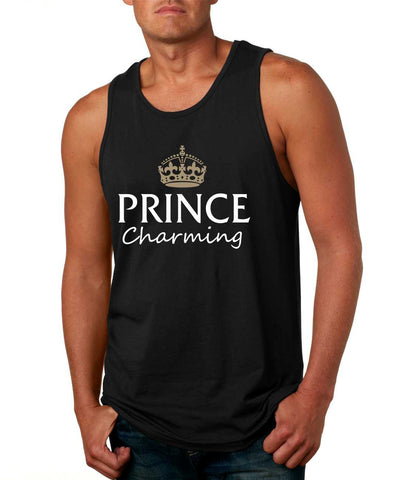 Men's Tank Top Prince Charming Cool Funny Humor Top - ALLNTRENDSHOP - 1